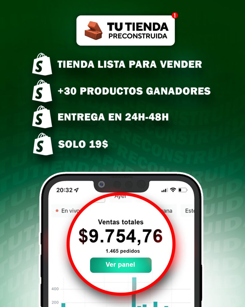 Tu tienda preconstruida es una manera de hacer un negocio online fácil