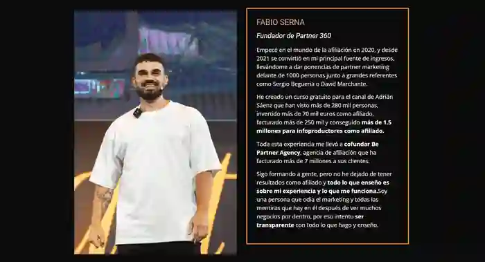Partner 360 tiene detrás al gurú del Marketing de Afiliados Fabio Serna